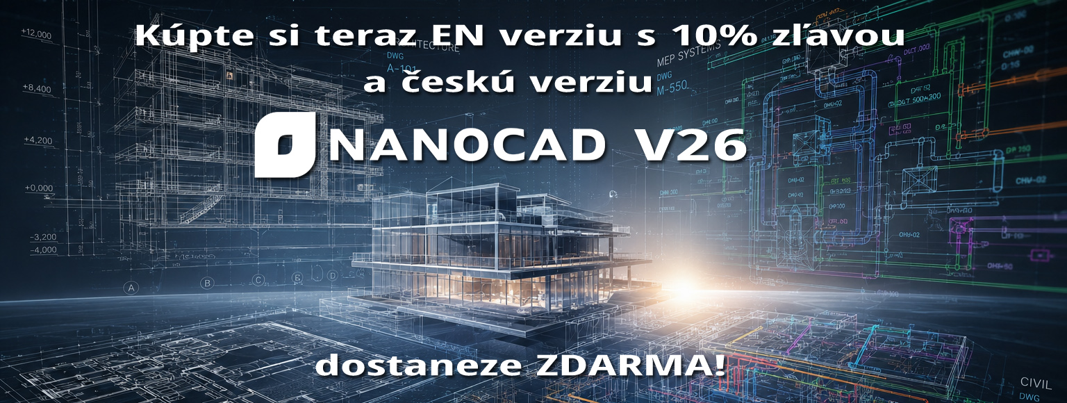 nanoCAD AKCIA - 10% ZĽAVA