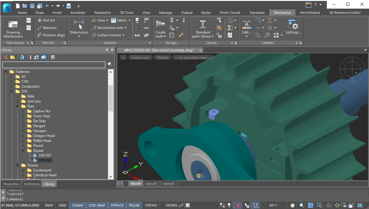Mechanica - Knihovna